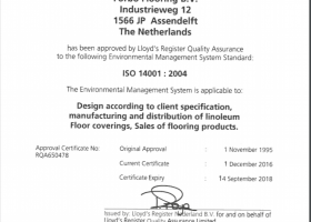 Chứng chỉ ISO 14001 Assendelft